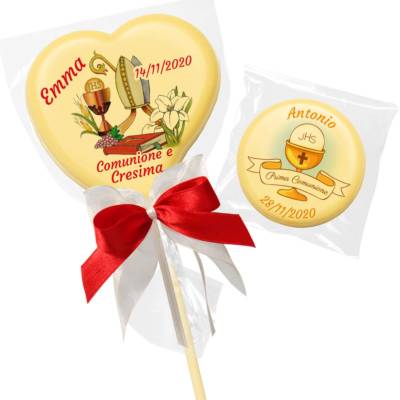 Confetti personalizzati Comunione e Cresima con cioccolato
