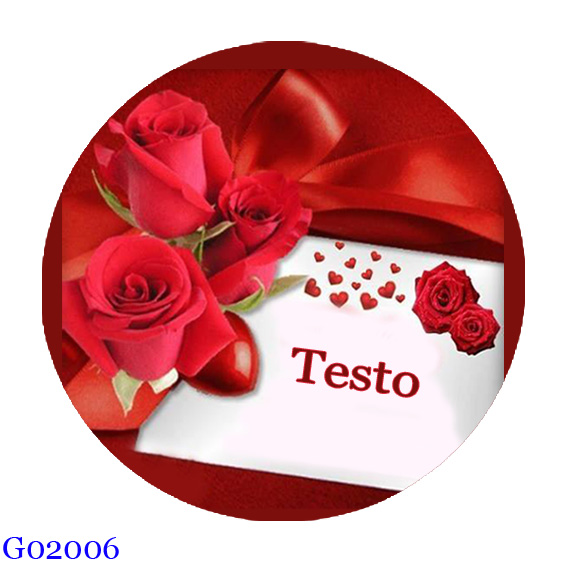 grafica: rose rosse con biglietto