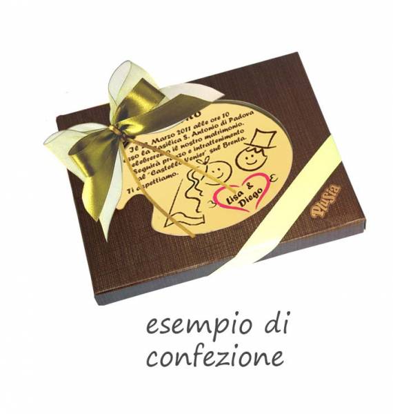 Tavolozza di cioccolato - 80 g - 14 x 11,5 cm - Fuori catalogo