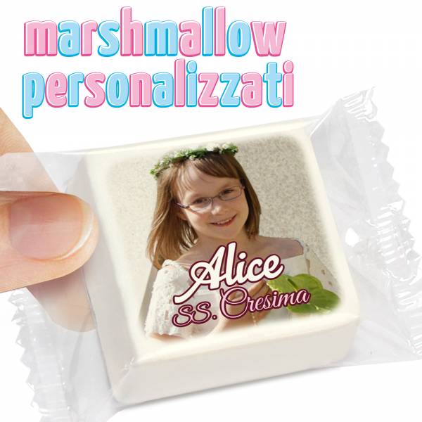 Marshmallow personalizzati per comunione o cresima - Comunione e Cresima