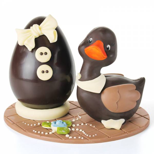 Anatroccolo e Uovo di Pasqua di cioccolato - Uova di Pasqua