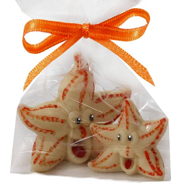 Stelle Marine di cioccolato - Set da 2 pezzi - Animaletti di cioccolato