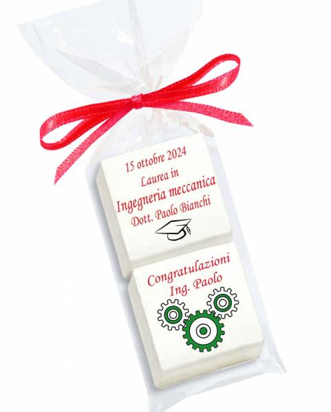 Marshmallow bomboniera Laurea personalizzata - Laurea